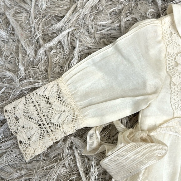 NWT Pili Carrera Heirloom Christening Baptism Gown w/Matching Bonnet&Bloomers 1M - Picture 11 of 14